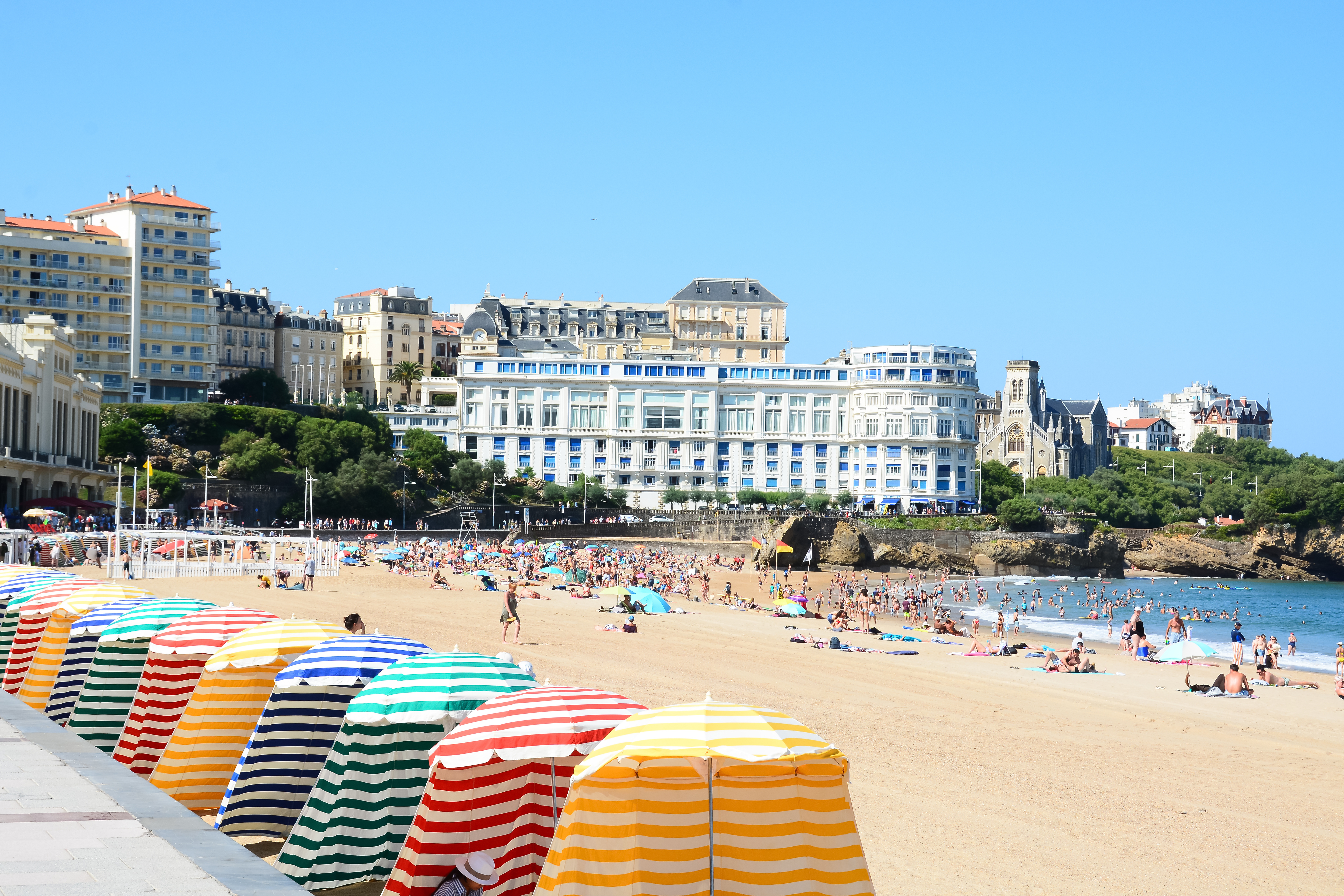 Grande plage de Biarritz 
